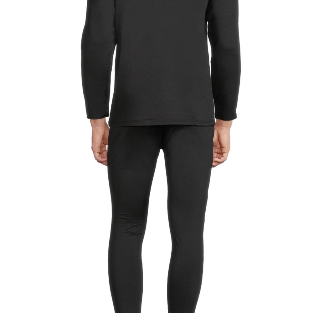 isotoner Men's Baselayer Set - Black - Picture 3 of 5